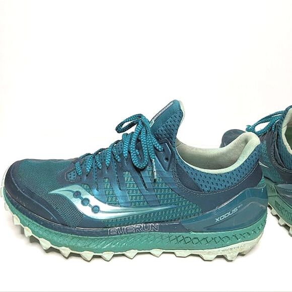 Saucony ISO Series Women's Neutral Running Shoe Green Turquoise size 10.5 - Picture 5 of 11